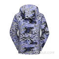 Purple Waterproof Thermal Down Fleece Jacket